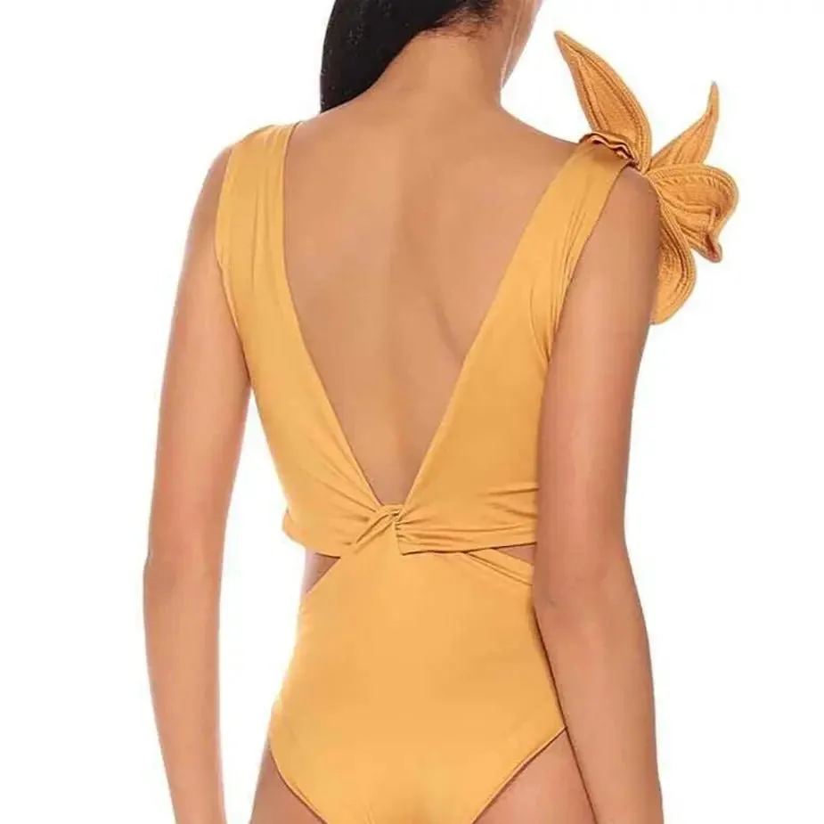 Hazel Elegant Luxe One-Piece Swimsuit