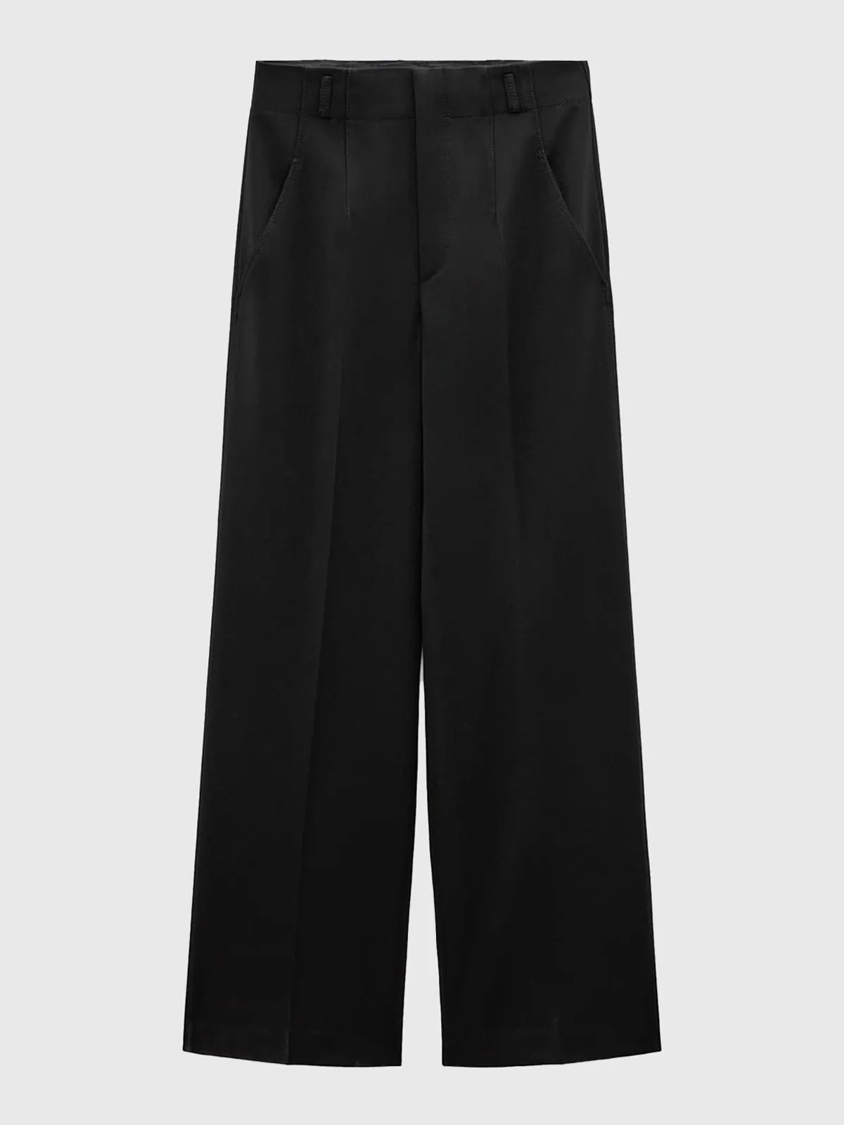 High Waisted Pleated Wide Leg Pant