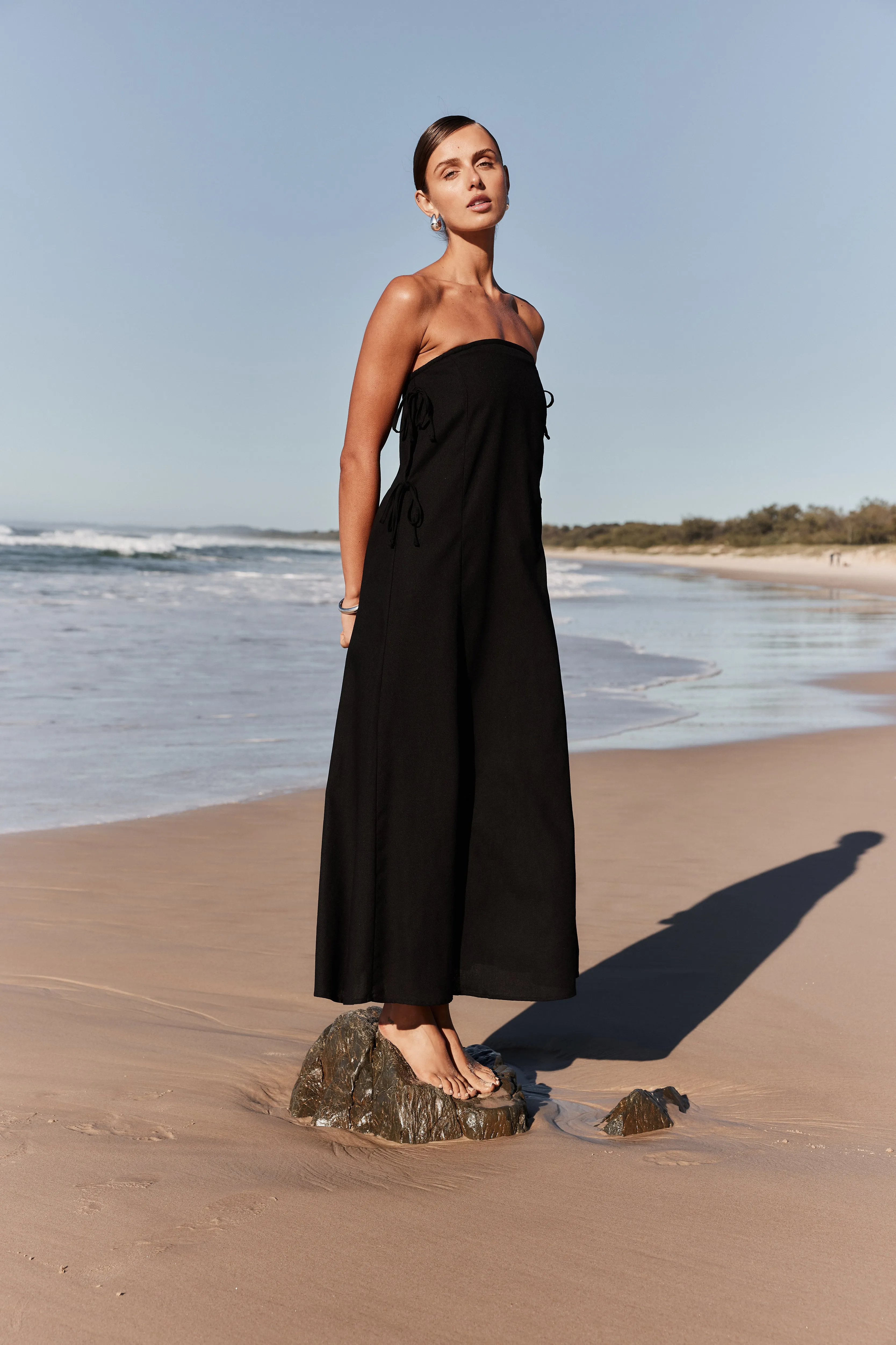 Kayden Maxi Dress (Black)