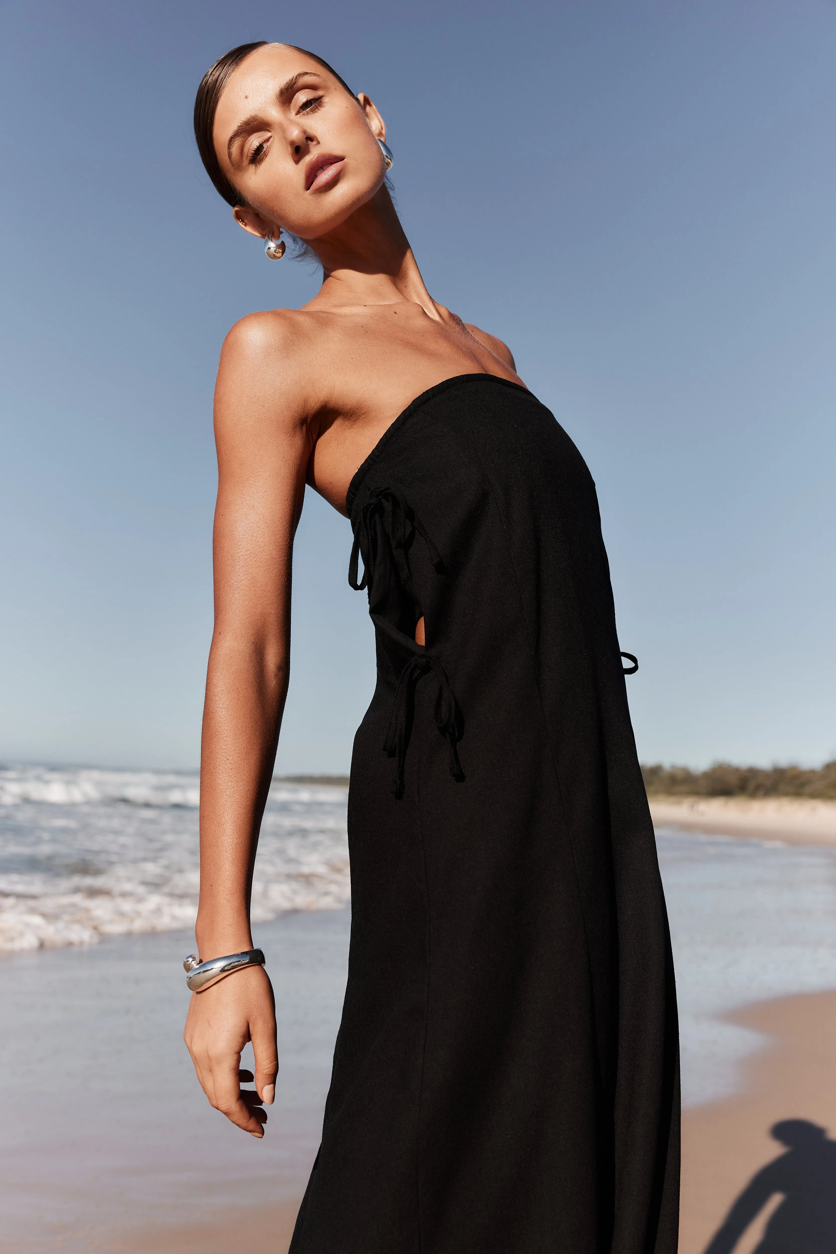 Kayden Maxi Dress (Black)