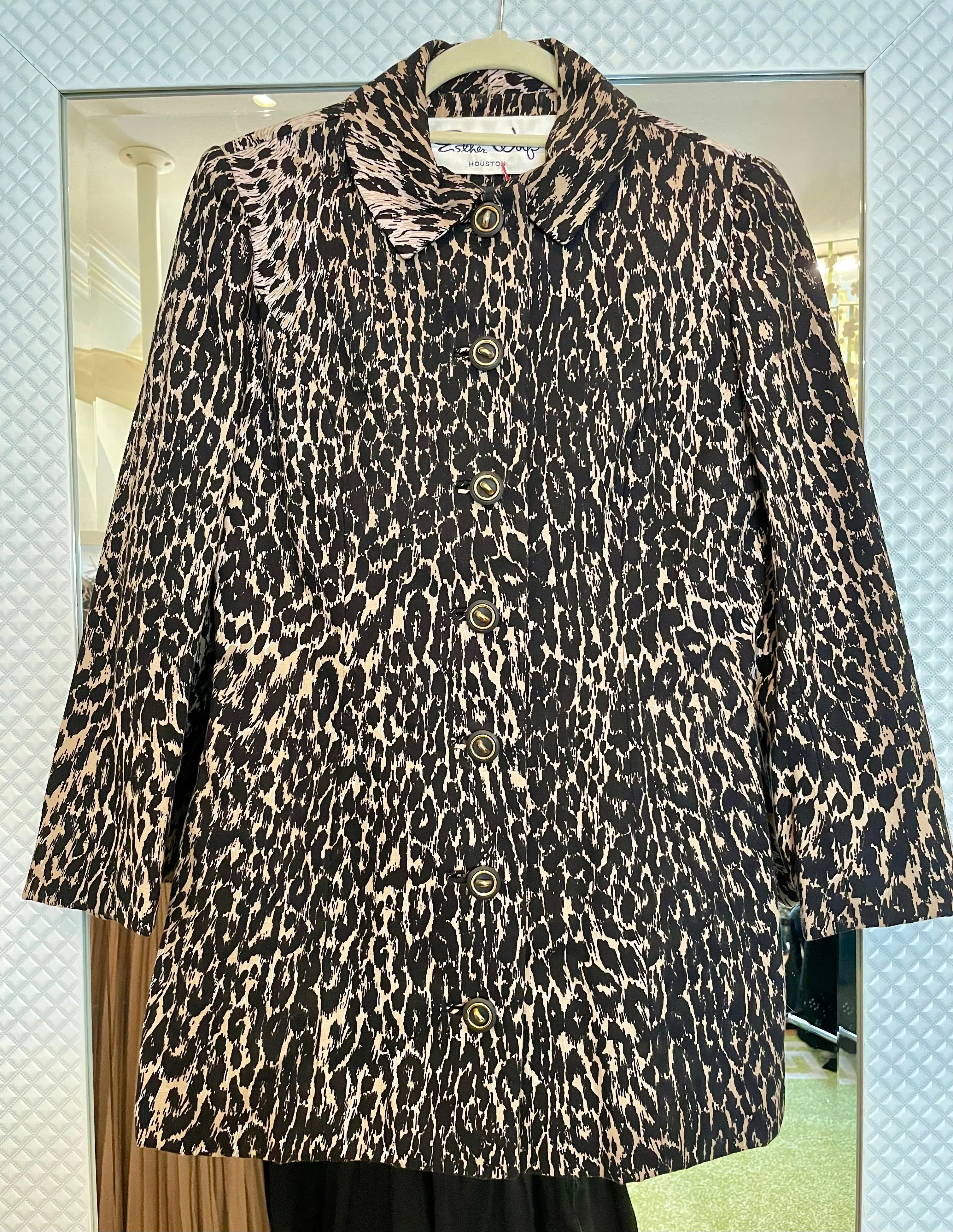 Leopard Print Cotton Suit