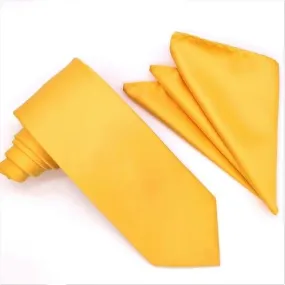 Light Gold Tie and Hanky Set