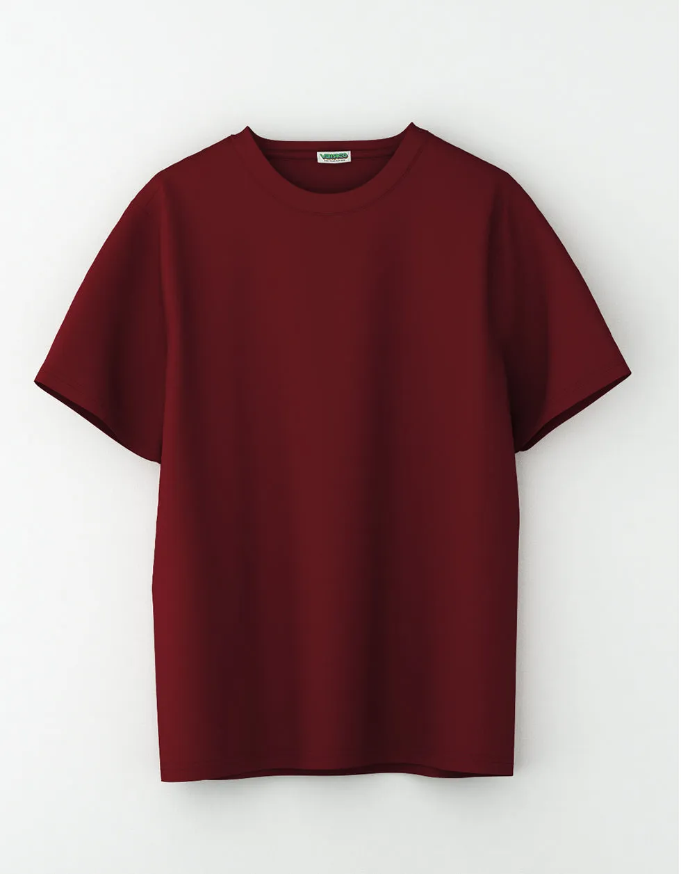 Maroon Oversized Solid Tshirt