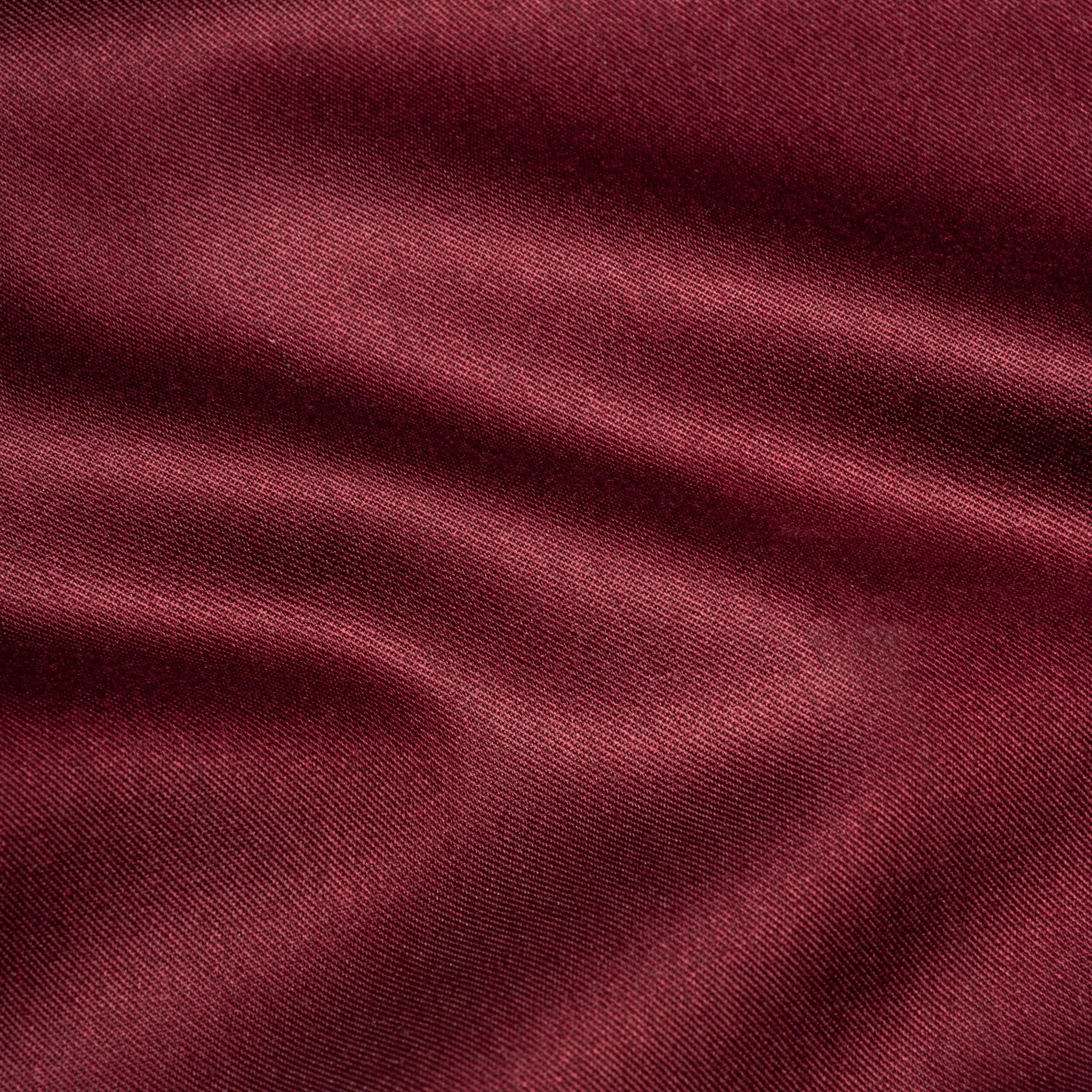 Maroon Soft Satin Cotton Shirt For Men