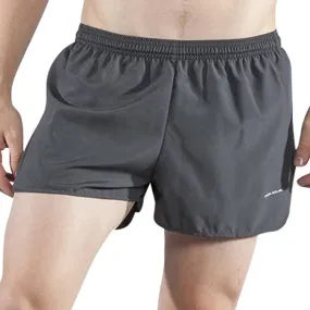 Men's 3" Half Split Trainer Shorts- Titanium