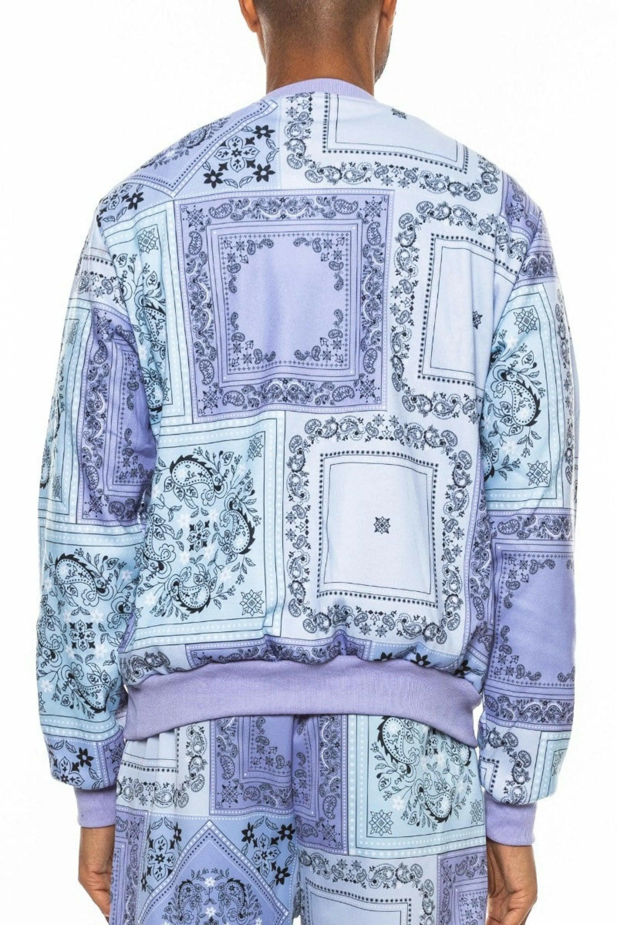 Paisley Epic Bandana Print Sweater