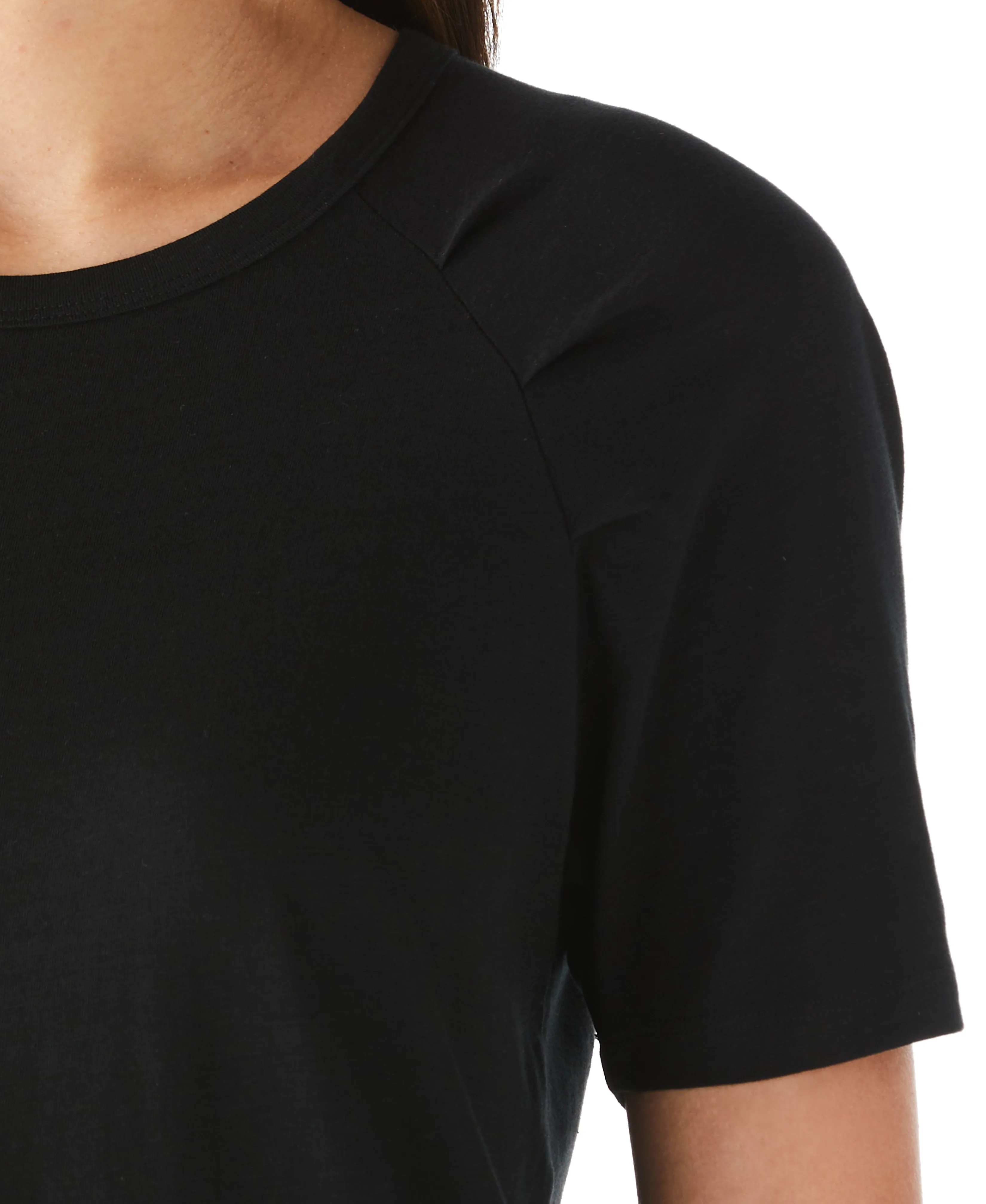 Petite Pleated Raglan Sleeve Tee