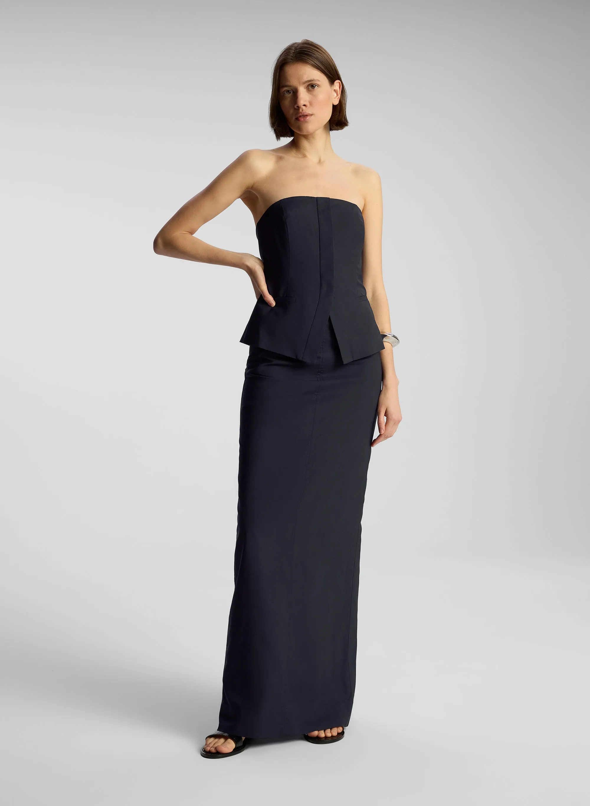 Renee Tailored Strapless Top