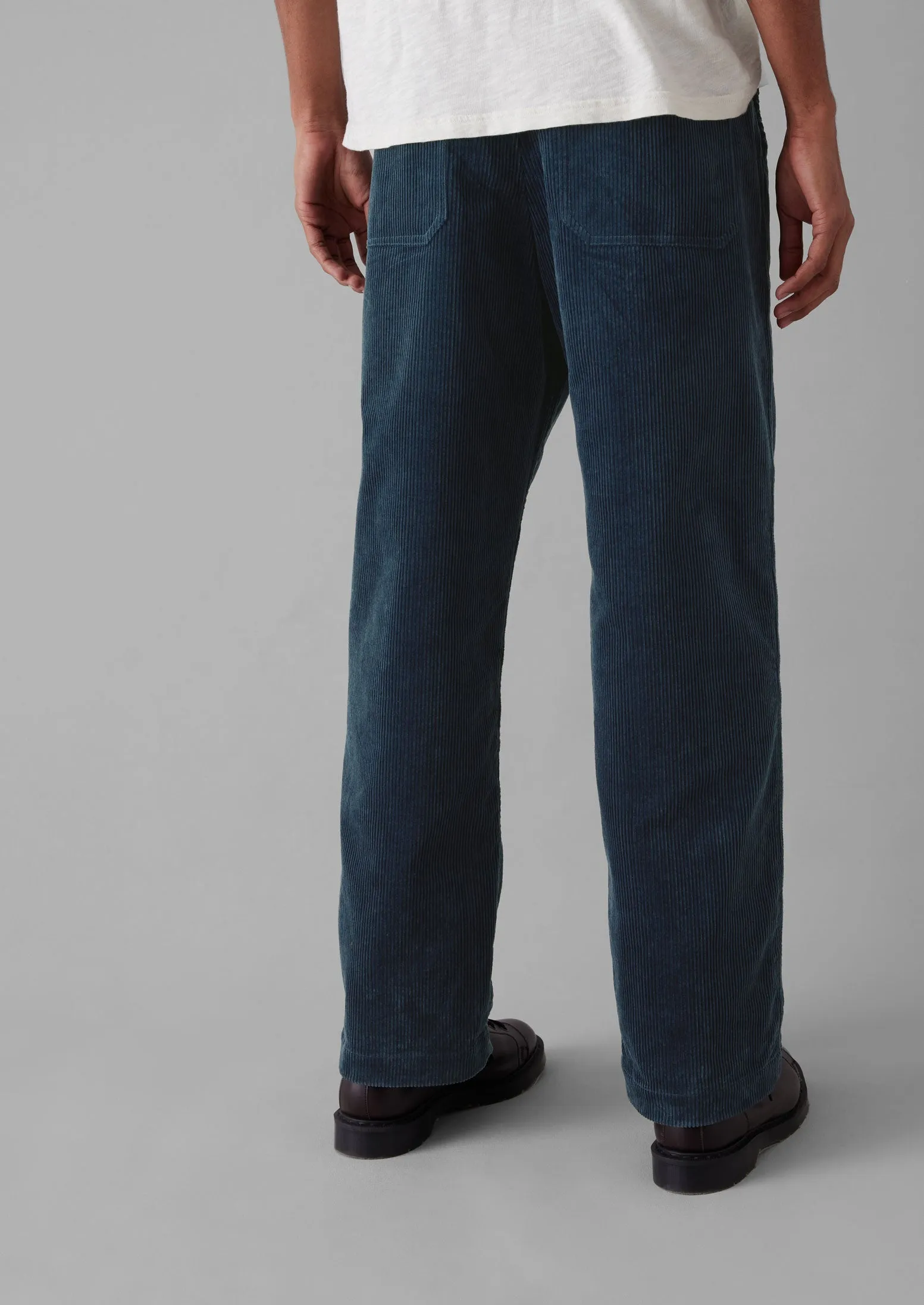 Rory Organic Cord Pants | Dusty Navy