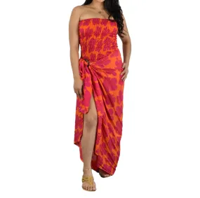 Sunny Hibiscus lava lava Set (one size)