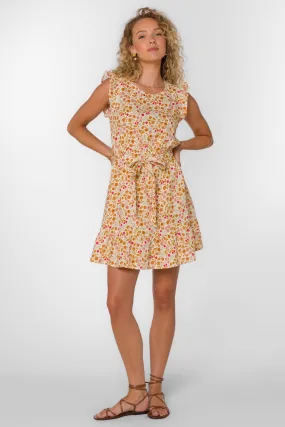 Tabatha Brown Ditsy Floral Dress