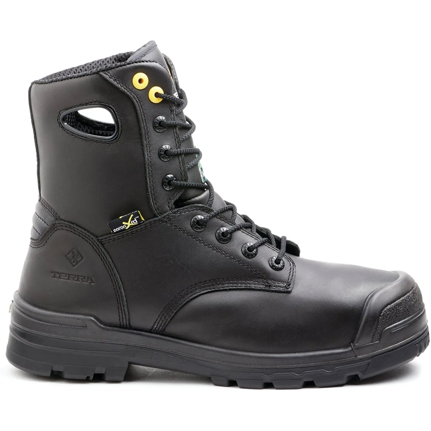 Terra Men's Paladin 8 Comp Toe WP Met Guard Work Boot -Black- R2988B