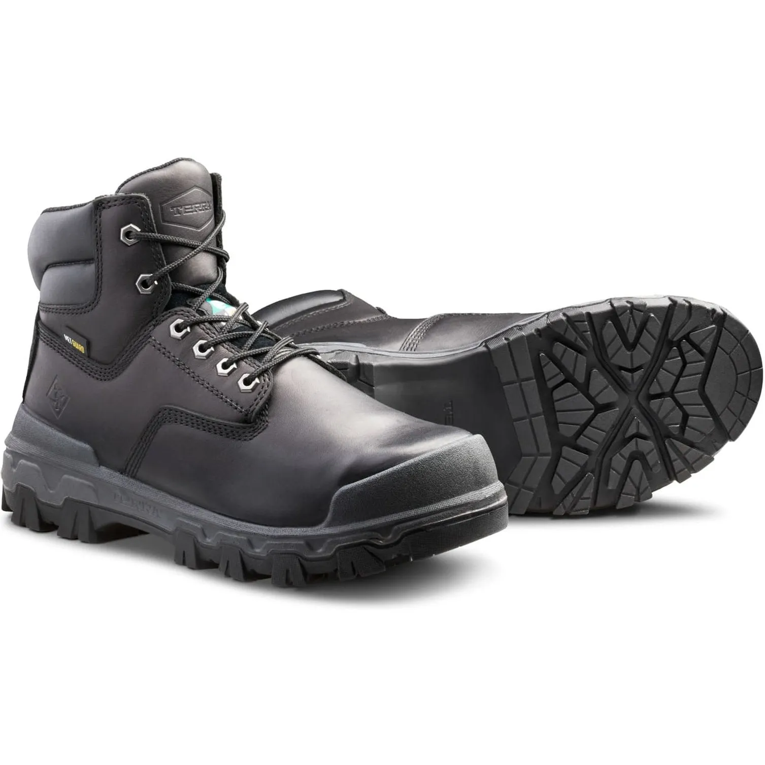 Terra Men's Sentry 2020 6" Comp Toe WP Safety Work Boot -Black- 4NRWBK