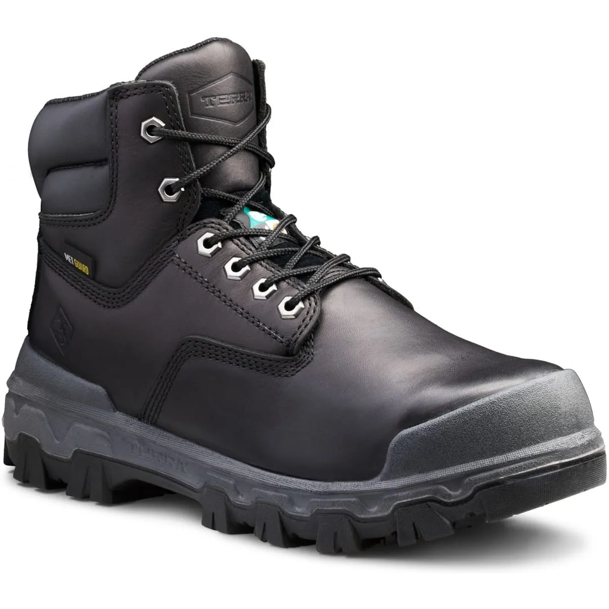 Terra Men's Sentry 2020 6" Comp Toe WP Safety Work Boot -Black- 4NRWBK