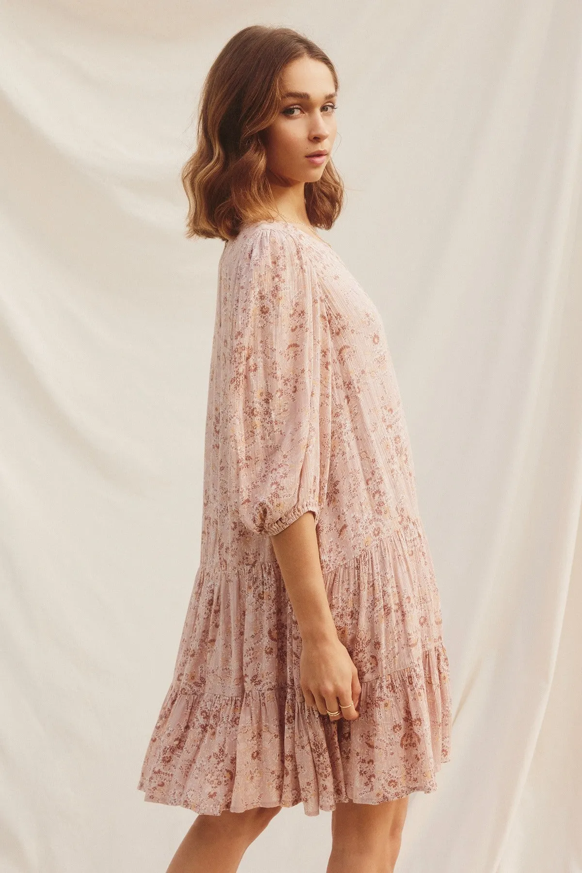 The Paisley Dress in Dusty Blush