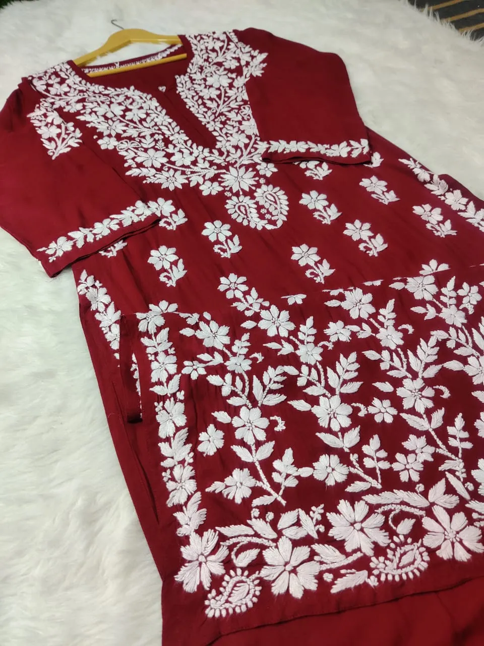 Zoya Premium Modal Chikankari Kurti