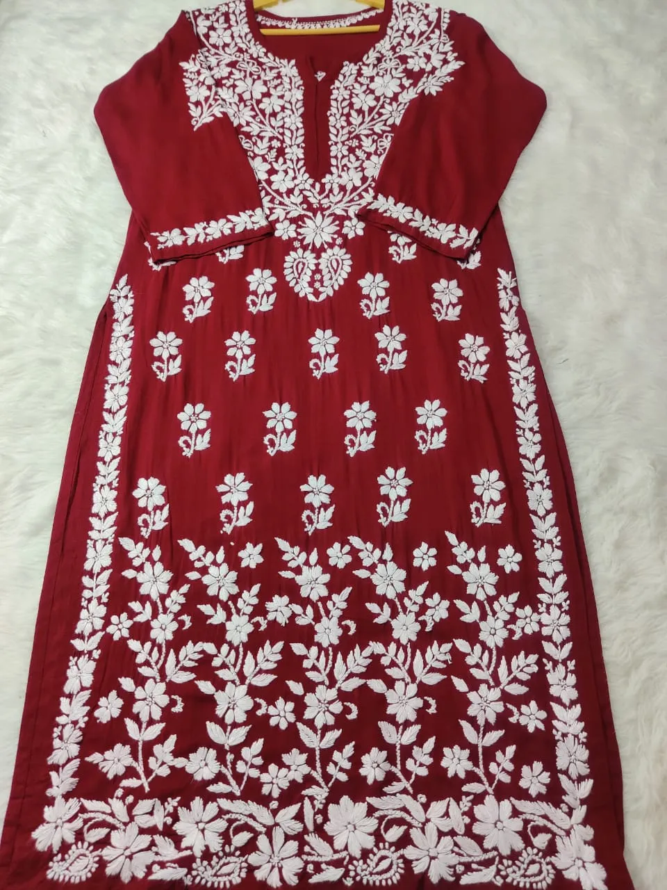 Zoya Premium Modal Chikankari Kurti