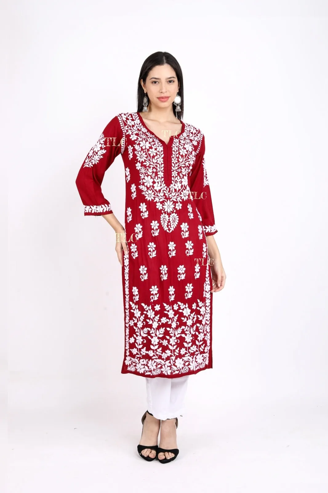 Zoya Premium Modal Chikankari Kurti